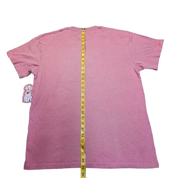 My Coffee Cup Runneth Over T Shirt Womens Large Psalms Pink Kindness & Confetti - Picture 6 of 10